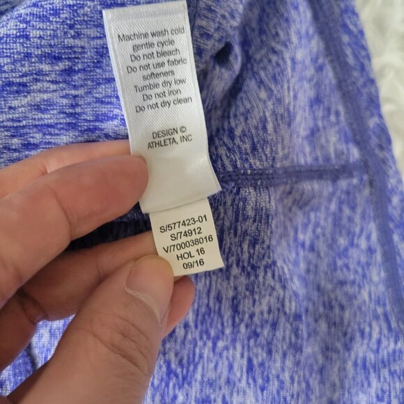 Athleta Half Zip Pullover Top - Size XS - Picture 10 of 11
